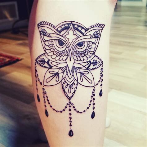 mandala owl tattoo designs petpress