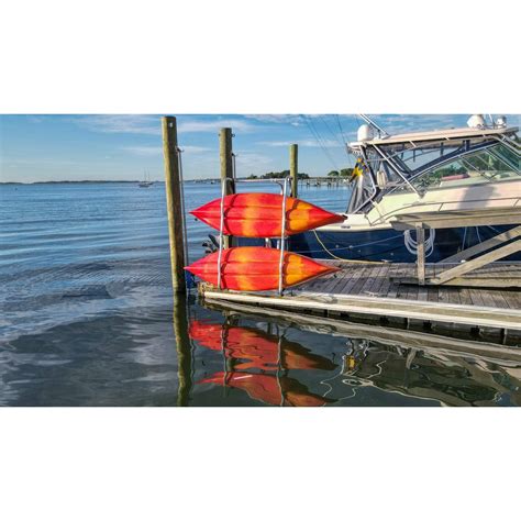 seahorse floating dock double kayak launch floating dock kayaking double kayak