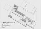 Pavilion Mies Rohe Pavillion Axonometric Floor Ludwig Axon Pavillon Student Isometric Beam sketch template