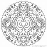 Coloring Pages Mandala Chakra Mandalas Geometric Expert Level Print Geometry Color Aztec Colouring Getcolorings Fascia Adult Printable Square Awesome Kids sketch template
