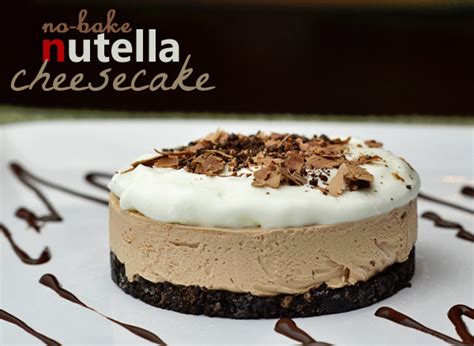 This Is A Simple No Bake Nutella Cheesecake Recipe Love Cheesecake