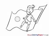 Coloring Albania Flag Soccer Pages Colouring Sheet Footballer Kids Defender Title Coloringpagesfree sketch template