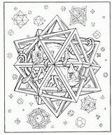 Escher Psychedelic Trippy Coloring4free Adult Coloriage Chameleon Mandala Apea Howtocrafts sketch template