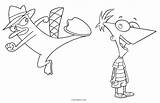 Ferb Phineas Ausmalbilder Platypus Malvorlagen Ausmalbild sketch template