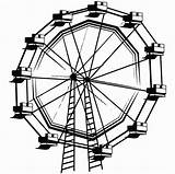 Wheel Ferris Coloring Clipart Printable Getcolorings Sketch Pages Print sketch template