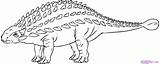 Ankylosaurus Dinosaurs Step Dinosaur Dinosaurier Jurassic Dinosaurios Ausmalen Hewan sketch template