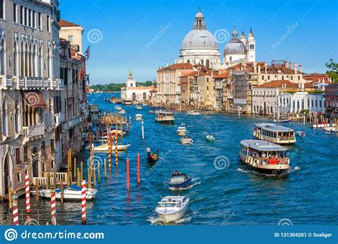 grand canal in venice italy editorial photo image of