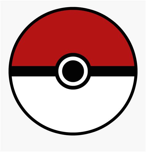 pokemon ball drawing  transparent clipart clipartkey