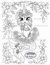 Pages Besties Coloring Printable Instant Unicorn Enchanted Img405 Digi Tm Magical Stamp Dolls Book Getdrawings Getcolorings sketch template