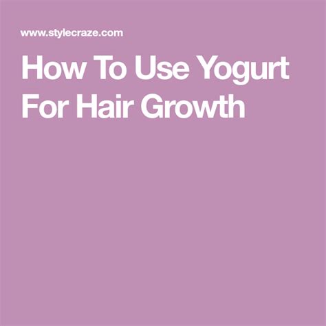 yogurt  hair growth yogurt  hair hair growth oil