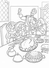 Elena Dinner Family Coloring Printable Description sketch template