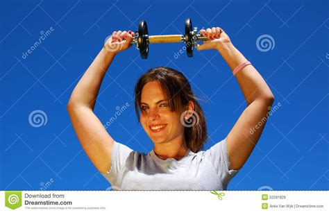 beautiful strong woman stock image image  background