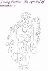 Coloring Pages Rama Sita Navratri Young Lights Template sketch template