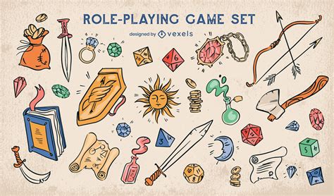 role playing dice vector and graphics to download