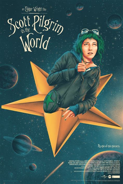 New Scott Pilgrim Vs The World Poster In 3 Hair Color