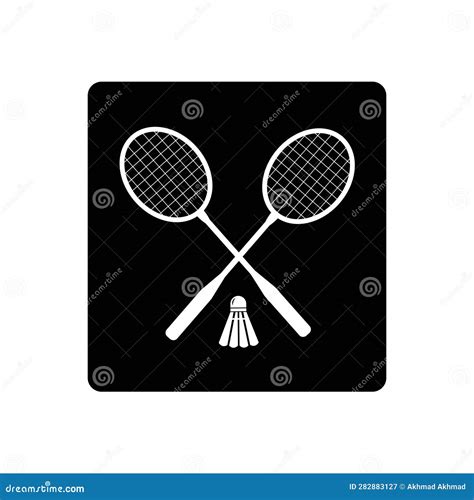 badminton racket icon stock vector illustration  graphic