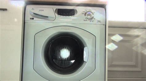 hotpoint wt960 ultima washing machine fast spin only 1600rpm full cycle youtube