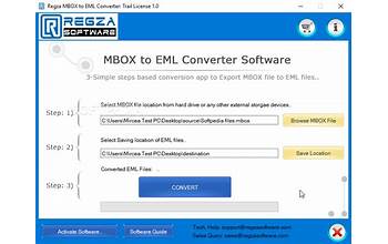 EML to MBOX Converter screenshot #0