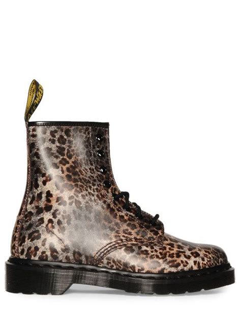dr martens boots trendy boots van dr martens  leopard ankle boots trendy boots