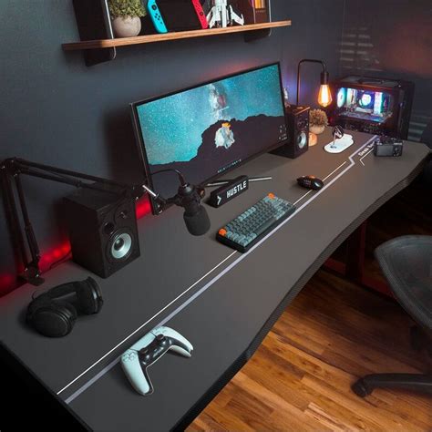 gaming desk   gaming room setup computer gaming room home studio setup