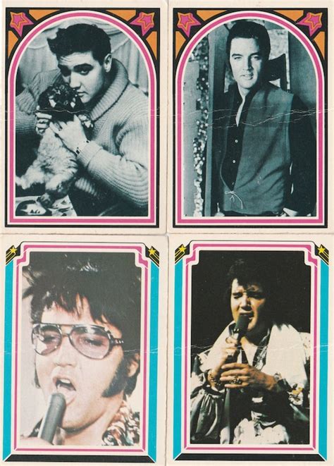 Vintage Elvis Presley Trading Cards 1978 King By Shopherevintage