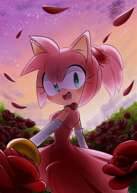 Amy Rose By Zer0jenny Amy Rose Amy The Hedgehog Sonic