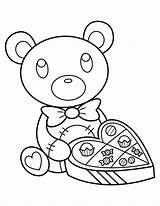 Chocolates Coloring Box Teddy Bear Pages sketch template