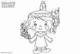 Coloring Pages Closet Lil Lineart Chloe Kids Printable sketch template