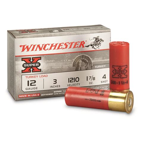 Winchester 12 Gauge 3 1 7 8 Oz Turkey Loads 10 Rounds 186298