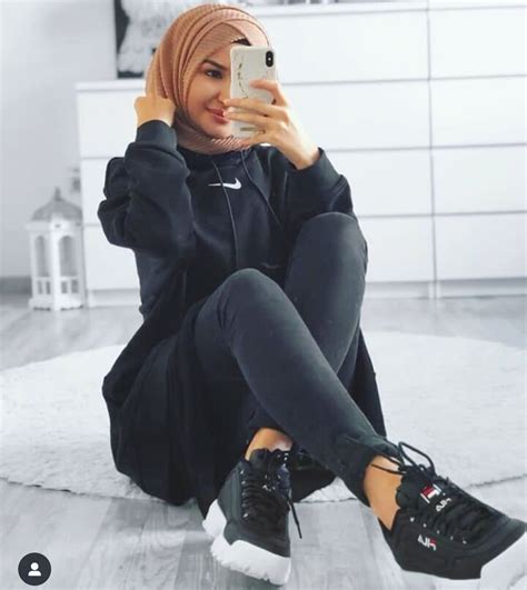 casual  sporty hijab style hijabi outfits casual modern hijab