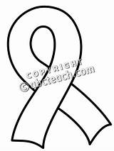 Ribbon Cancer Coloring Color Getcolorings Printable Pages sketch template