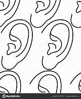 Human Ears Getdrawings Drawing Ear sketch template