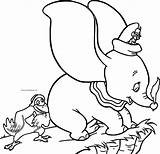 Coloring Dumbo Jimcrow Timothy Wecoloringpage sketch template