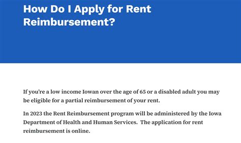 rent rebate  iowa rent rebates