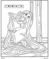 Coloring Pages Tangled Print Kids sketch template