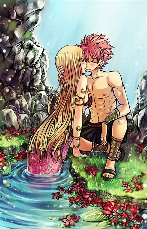 natsu x lucy mermaid by leons 7 on deviantart nalu pinterest short comics search and have