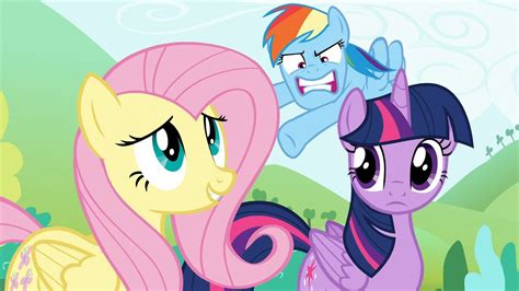 fluttershy and rainbow dash on the bright side boulder