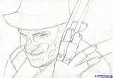 Freddy Drawing Krueger Draw Nightmare Glove Elm Street Step Drawings Paintingvalley Getdrawings Halloween sketch template