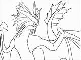 Stormcutter Httyd Lineart Coloringbay Blackdragon sketch template