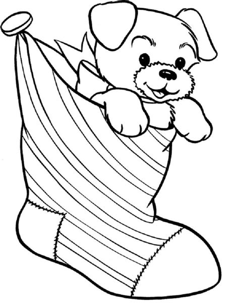 christmas dog coloring pages printable christmas coloring pages