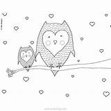 Coloring Pages Valentines Happy Mom Owls Owl Valentine Xcolorings Colouring Printable 57k Resolution Info Type  Size Jpeg Getcolorings Choose sketch template