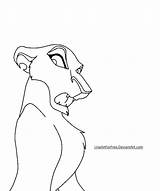 Lion King Coloring Pages Zira Base Popular Deviantart sketch template