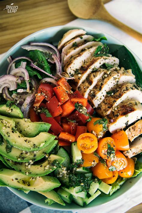 Chicken Salad With Herb Dressing Paleo Leap