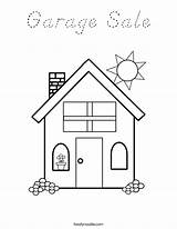 Coloring House Pages Colouring Preschool Garage Worksheet Noodle Twistynoodle Worksheets Twisty Sheets Built California Usa Print Family sketch template