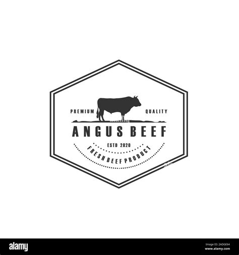 logo angus stock vector images alamy