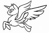 Alicorn Pony Little Base Drawing Outline Coloring Template Pages Mlp Deviantart Getdrawings sketch template