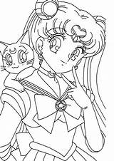 Sailor Luna Printable Mewarnai Kawaii Colorare Colorir Ausmalbilder Kamikaze Jeanne Diebin Kolorowanki Dibujar Disegni Godzilla Regression Coloring4free Colouring Malvorlagen Tiere sketch template
