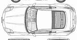350z Nissan Blueprint sketch template