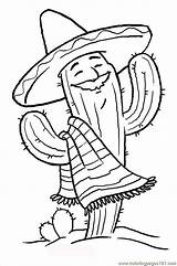 Coloring Pages Mayo Cinco Cactus Color Thebalance sketch template
