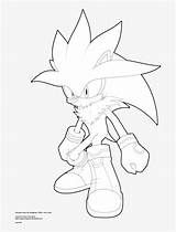 Sonic Coloring Pages Super Silver Hedgehog Drawing Endearing Enchanting Pngkey sketch template
